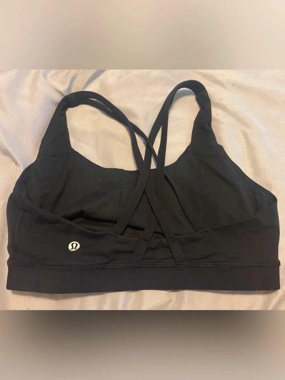 lululemon athletica Black Cross-Back Sports Bra